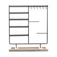 thumbnail image 2 of fenteer Jewelry Rack Rings Jewelry Display Stand for Shops Live Broadcast Photography Black, 2 of 8