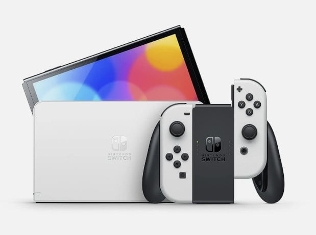 Nintendo Switch System: Gaming Console with Neon Blue and Neon Red