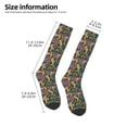 thumbnail image 5 of Fotbe Snake And Flower print Women's Men's Novelty Crew Socks Cotton Socks Knee High Socks for Walking,Running,Nurses,Pregnancy, 5 of 9