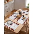 thumbnail image 5 of Vintage Western Placemats Set of 6, Washable Woven Burlap Cloth Fabric Placemat for Square/Rectangle/Round/Oval Dining Table, Easy Clean Place Mats for Toddlers, Kids Country Berry Star Rustic Wooden, 5 of 6
