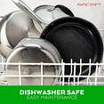 thumbnail image 4 of AVACRAFT 2.5 QT Nonstick Ceramic Saucepan with Glass Strainer Lid and Two Side Spouts, 4 of 7