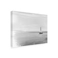 thumbnail image 2 of Sue Schlabach 'Evening Sail Black and White Crop' Canvas Art, 2 of 3