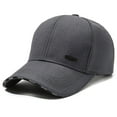thumbnail image 2 of iHPH7 Snapback Hat Workout Hat Baseball Caps for Men Sun Hats for Men Hiking Hat, Gray 2 One Size, 2 of 3