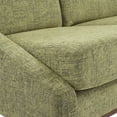 thumbnail image 5 of Office Star Products Davenport Loveseat in Olive Fabric with Coffee Legs K/D, 5 of 6