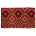thumbnail image 4 of FH Home Vintage Extra Thick Doormat - Handwoven, Durable - Natural Coir - Entryway, Front Door, Porch, Patio - Lhasa Kilim Multicolor (18" x 30" Thick), 4 of 7