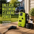 thumbnail image 4 of KBOROVER Electric Pressure Washer 1800 PSI 1.6 GPM, Portable Power Washer with 20FT Hose, Spray Gun, Foam Cannon & Nozzles for Cars, Driveways, Patios and Home Cleaning, 4 of 16