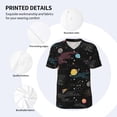 thumbnail image 5 of Rocae Galaxy for Breathable Men's Baseball T-Shirt Fashionable Casual Baseball Jersey, Moisture-wicking Sportswear 4X-Large, 5 of 9