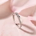thumbnail image 3 of Kalapi Jewel 14K White Gold Plated Engagement Ring for Women's - 1.2 Ct Round Cut Moissanite Wedding Jewelry with Shank Design - Anniversary Gift for Her Romantic Proposal or Bridal Moment, 3 of 3