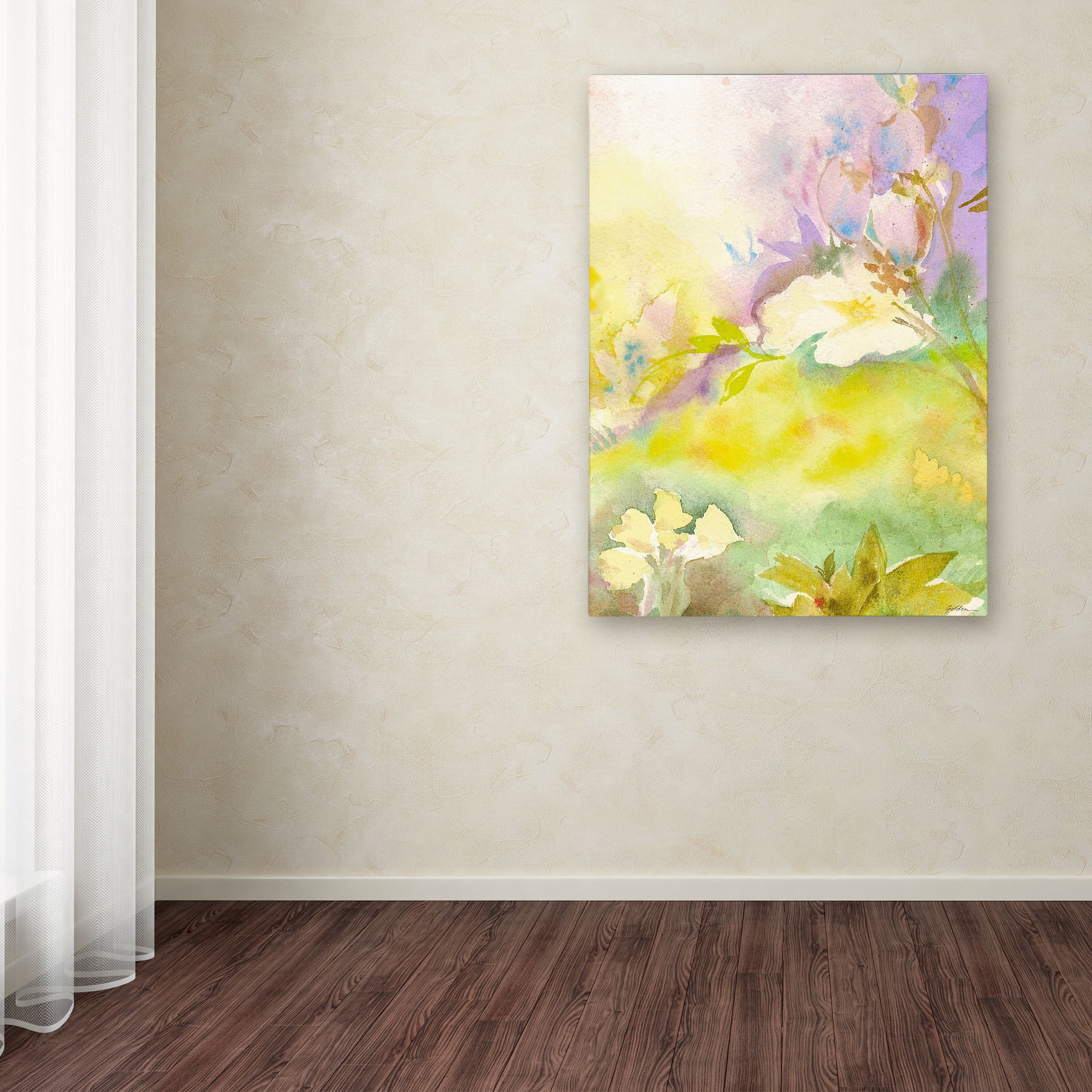 Trademark Fine Art "Enchanted" Canvas Art by Sheila Golden