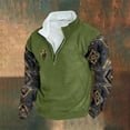 thumbnail image 2 of ZCFZJW Retro Ethnic Print Western Shirts for Men Big and Tall Regular Fit Casual 1/4 Zip up Vintage Aztec Pattern Graphic Long Sleeve Pullover Tops Trendy Athletic Workout Sweatshirts Green XXL, 2 of 3