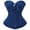 Blue, variant on FASHOFT Beige Renaissance Corset Top For Women Solid Color Strapless Boned Slim Fit Tummy Control Bustier Waist Cinching Body Shaping Everyday Top Bustier Top L