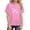 #A03-Pink, variant on XADYUY Girls Summer Tshirts 4-16 Crewneck Bownot Tshirt Loose Short Sleeve Toddler T-Shirt Summer Dressy Cotton Tee Tops Girls,White,7-8Years