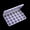 24 Grids, variant on 24 Grids Plastic Organizer Box Adjustable Dividers,Clear Storage Box for Jewelry, Washi Tapes, Beads and Small Parts