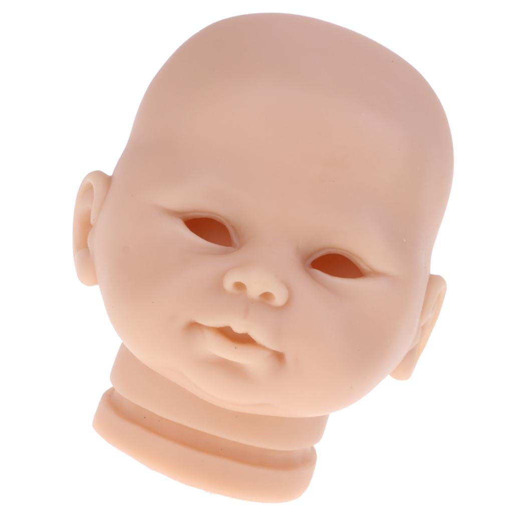 Unlackierte 20 Zoll Reborn weiche Silikon Kopf Sculpt schlafen Baby Doll