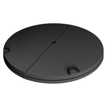 Pole Dance Crash Mat - Foldable Exercise Mat with EPE Foam & Handles - Gymnastics, Yoga, Pilates - Black - 59.1" x 59.1" x 3.5"