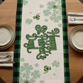 thumbnail image 5 of Table Runners 72 Inches Long Dress Scarves, St Patricks Day Farmhouse Kitchen Table Runner, Coffee Tablerunners, Farmhouse Watercolor Dogs Green Shamrock 18x72 Inch, 5 of 9