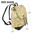 thumbnail image 2 of Easygdp Cute Bee Gnomes Mochila de Cuero para Mujeres, Bolso de Hombro, Bolsos de Mano de Moda para Trabajo y Viajes, 2 of 4