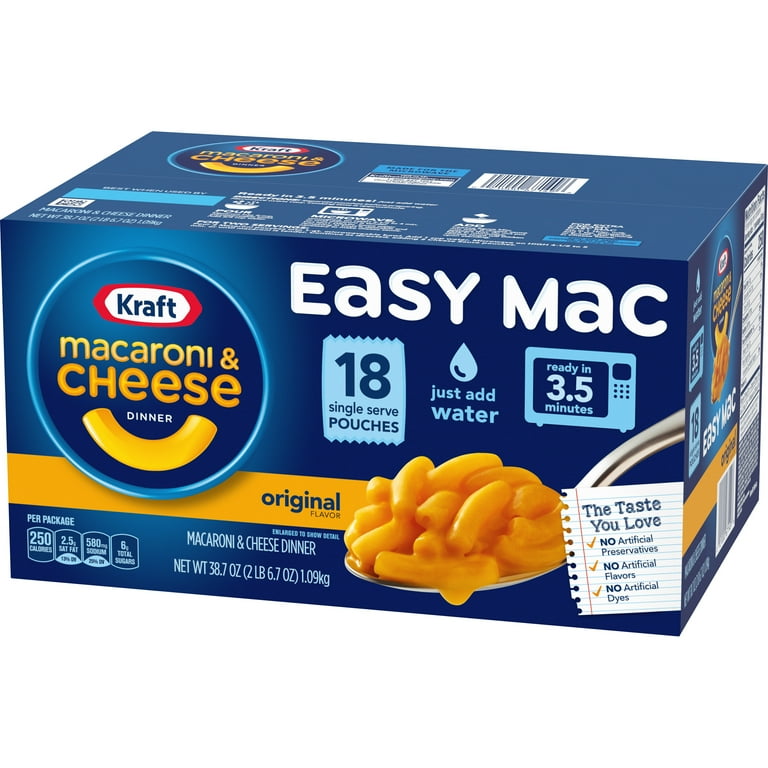 超特価激安 Kraft Easy Mac Original Macaroni and Cheese Microwavable その他 加工食品