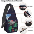 thumbnail image 4 of Mexico Hispanic Mexico Independence Day 2023 Sling Bag Crossbody Hiking Travel Chest Bags Backpack Shoulder Daypack for Women Men, 4 of 7