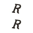 thumbnail image 2 of ZheElen Lettres en Métal Application Grand Chiffres de Maison Résistants à la Décoloration et Polyvalents Noir B17--R 2ensemble, 2 of 6