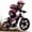 Pink, variant on ICEELF 24V 300W Kids Electric Bike, Electric Dirt Bike with Flashing LED Lights, 2 Speed Settings, Music Function, for Boys Girls Ages 6+,Red