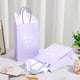 thumbnail image 5 of Bolsas de regalo DjinnGlory de papel morado lavanda, 100 unidades, 23 x 14 x 8 cm, 5 of 9