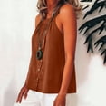 thumbnail image 4 of Tqcoqu Womens Summer Halter Crop Tank Tops Y2k Going Out Sleeveless Tee Shirts Beach Camisole,Brown Women's S-XXXL, 4 of 8