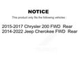 thumbnail image 2 of Kugel Rear Wheel Bearing Hub Assembly 70-512514 for Car Jeep Cherokee Chrysler 200 FWD, 2 of 11