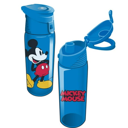 Disney Cute Mickey Mouse Flip Top Water Bottle