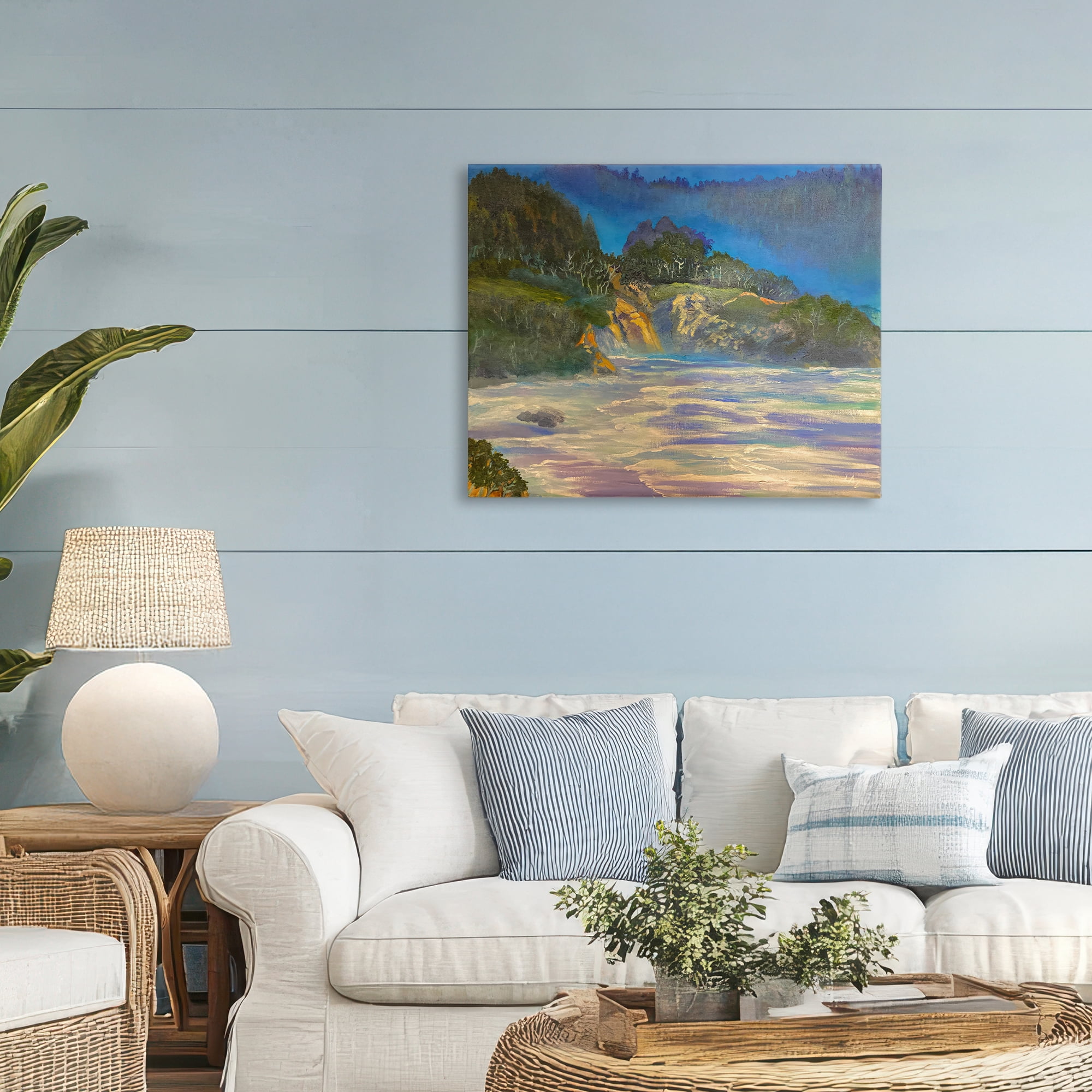 Stupell Industries Natural Wilderness Coastline Canvas Wall Art, design by Lee Ann Zirbes