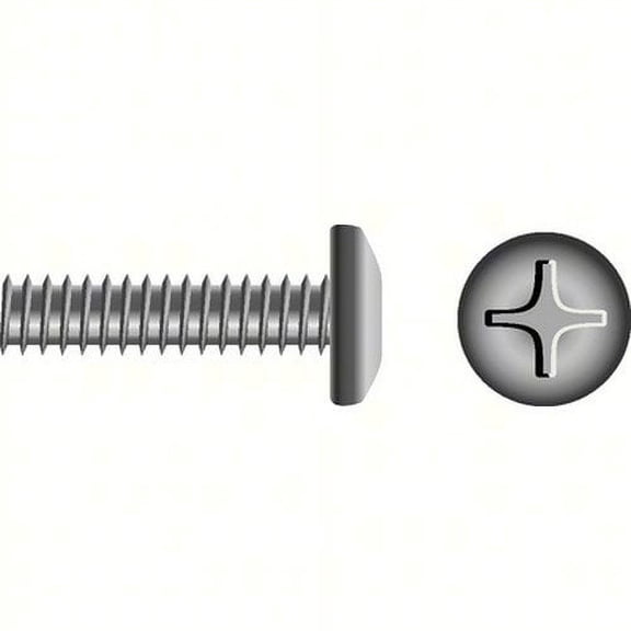 SeaChoice 00533; 5/16-18X 2-1/2Phl Pan Machine Screw Stainless Steel 10