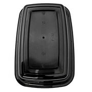 32 oz. Black Rectangular Microwavable Food Take-Out Containers w/Lid (Pack of 50 )