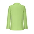 thumbnail image 5 of SDNall Plus Size Blazers for Women Bussiness Casual Blazers Open Front Long Sleeve Work Office Blazer Jacket with Shoulder Pads Fall Fall Clothing Sizes:S-3XL, 5 of 9