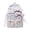 Pink, variant on Ombre Gingham Pattern Daypack, Bow Decor Polyester Campus Bookbag, Lightweight Shoulder Bag for Daily Errands Shopping, 17.72 Inch (Pink)
