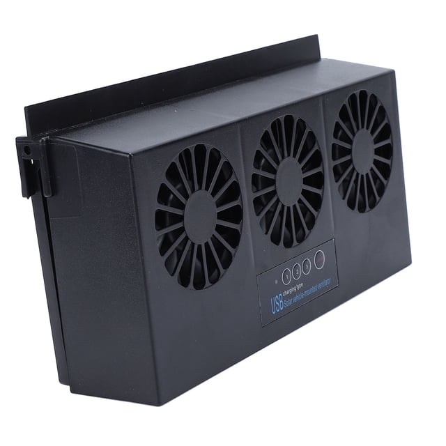 Extractor de Aire de Coche Con 3 Ventiladores, Ventilador de Radiador de Coche, Ventilador de Refrigeracia Purificador de Aire para Oficina en Casa