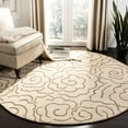 thumbnail image 2 of SAFAVIEH Soho Trinity Floral Wool Area Rug, Beige/Multi, 3'6" x 5'6", 2 of 9