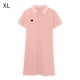 thumbnail image 1 of Vestido de mujer de manga corta, ajustado, bordado, vestido informal transpirable, rosa, XL Monstrate AP001476-15B, 1 of 7