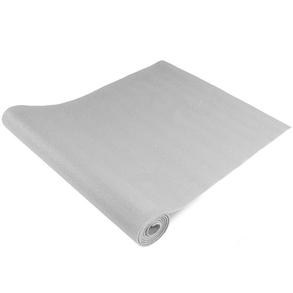 ProsourceFit Classic Yoga Mat 1/8鈥?(3mm) Thick, Extra Long 72-Inch Lightweight Fitness Mat with Non-Slip Grip for Yoga, Pilates, Exercise, Grey