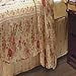 Global Trends Antique Rose 100% Cotton Traditional Tailored Bed Skirt 15-inch L, Twin