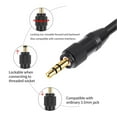 thumbnail image 3 of 3.5mm to XLR Cable, 1/8" to 3 Pin XLR Female Microphone Audio Cable Balanced AUX Stereo Mic Cable, Compatible with 48V Power Supply, Threaded Locking Function, 3 of 7