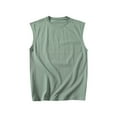 thumbnail image 4 of Dagegui Summer Tank Tops for Men Cotton Crewneck Sleeveless Pullover Tees Big and Tall Sport Tanks Solid Color Casual Loose Fit Undershirts Multicolor 5XL, 4 of 4