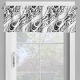 thumbnail image 4 of Ambesonne Abstract Valance & Curtain, Animal Skin Patterns, 55"x24", Black White, 4 of 6