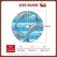 thumbnail image 4 of Kll Dolphin Christmas Tree Skirt 30",Party Decorations Farmhouse For Christmas Decorations Holiday Party, 4 of 8