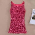 thumbnail image 5 of Women's Sequin Bottom Sleeveless Underwired Camisole Tops Tank Vest, 5 of 5