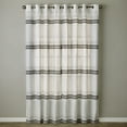 thumbnail image 4 of SKL Home Slate Stripe Curtain Panel Pair, White, 52x63, 4 of 5