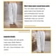 thumbnail image 3 of Pantalones casuales de lino para hombre, pantalones holgados de pierna recta con cintura elástica, pantalones de yoga para playa y verano, 3 of 5