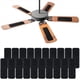 thumbnail image 2 of 80 Filtros Aspas para Ventilador Techo,Filtros Aire para Ventilador Techo,Almohadillas Purificadoras Aire para Ventilador,Filtro Aire para Ventilador de Techo de Carbón de, 2 of 7