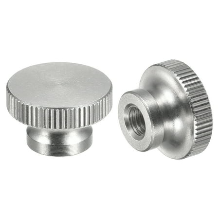 

Knurled Thumb Nuts 10 Pack M5 x D16mm x H10mm 304 Stainless Steel Blind Hole Nuts