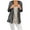 wonen Black Coat, variant on Tuphregyow Women's Fashion Long Sleeve Sequined Cardigans Trendy Slim Fit Outdoor Leisure Cardigan Lightweight Office Rib Collared Dressy Outerwear New Style Solid Silver S