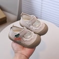 thumbnail image 4 of Willtoo Baby Girls Shoes Breathable Mesh Sneakers Non-Slip Soft Sole Infant Toddler First Walker Shoes, 4 of 5